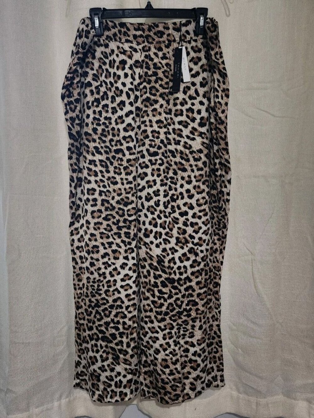 Women's Pants Wide Leg Leopard Print Size 2XL NWT